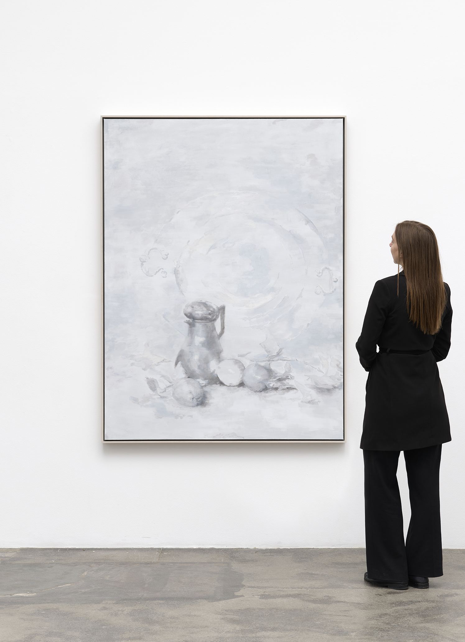 Anna Munk Gris Paris (2026) Oil on canvas 179 x 133 cm (framed)